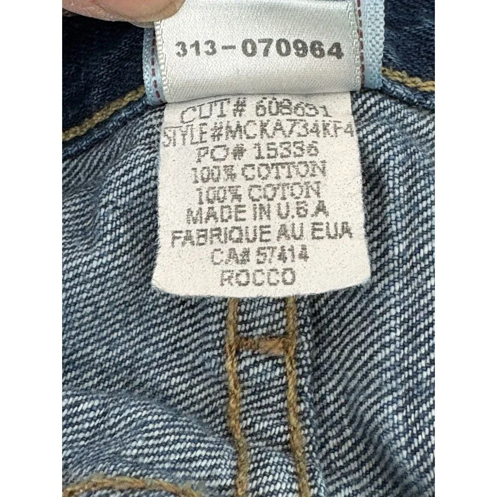 True Religion Jeans Mens 38x32 Rocco Slim Fit Selvedge Edition Medium Wash USA